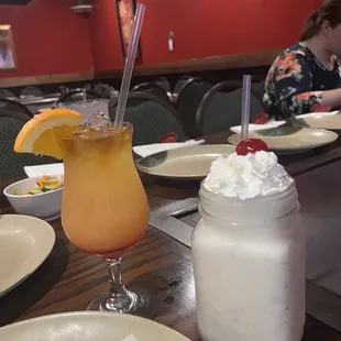 Mai Tai and Pina Colada