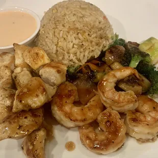 Hibachi Lunch - Chicken and Shrimp