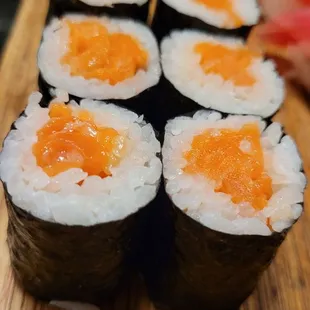 Salmon roll.