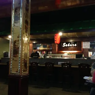 Sushi bar.