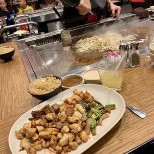 Chicken, Filet Mignon, and Lobster