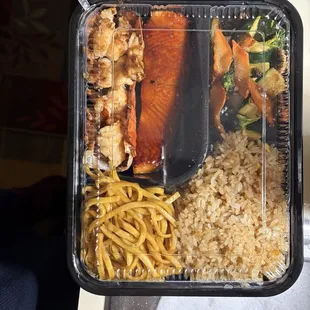 Hibachi Lobster and SaLmon