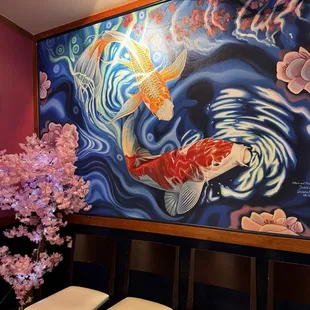 Inside decor koi