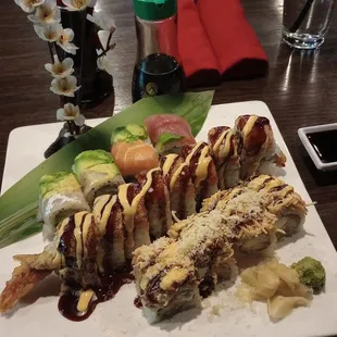 food, sashimi, sushi, sushi and sashimi