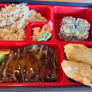 Steak Bento Box