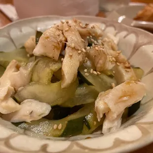 Conch sunomono
