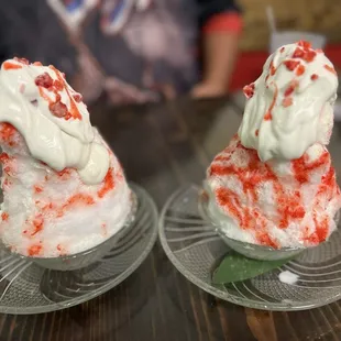 Shave Ice with strawberry goodness