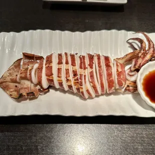 Grilled Whole Squid