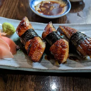 Fresh water eel, delicious.