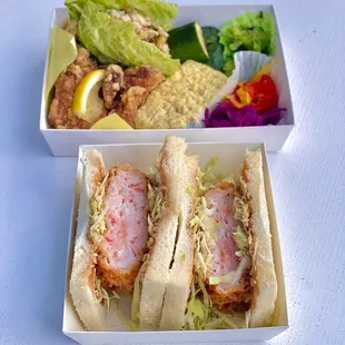 shrimp katsu sando, picnic set (04/2024)