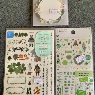 They have super cute stickers &amp; stationary.  :)