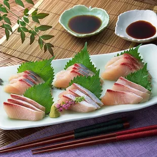 sashimi, sushi and sashimi, food, sushi