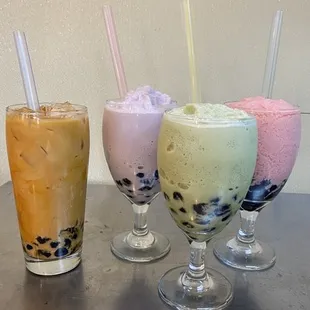 Smoothly boba drink..