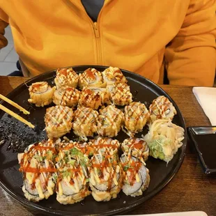 sushi, food, sashimi, sushi and sashimi