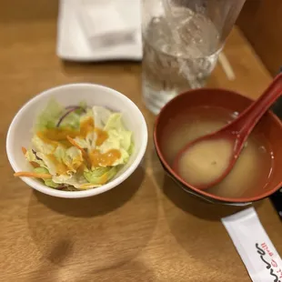 Miso Soup (S) salad