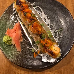 a plate of food