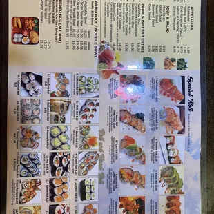 the menu