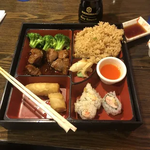 2. Beef Teriyaki Bento Box