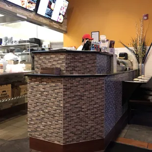 a view of the kitchen