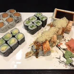 sushi and sashimi, food, sushi, sashimi