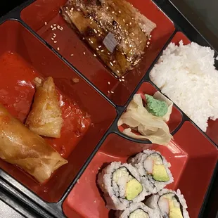 Teriyaki steak bento box