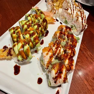 sushi and sashimi, food