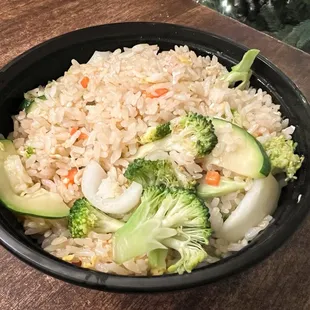 Vegetable fried rice