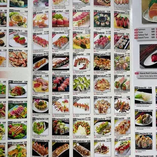 Specialty rolls (not sushi/sashimi)