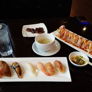 sashimi, sushi, food, sushi and sashimi