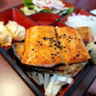 Gorgeous salmon teriyaki!