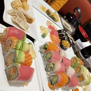 All of the rolls were beautiful and delicious!