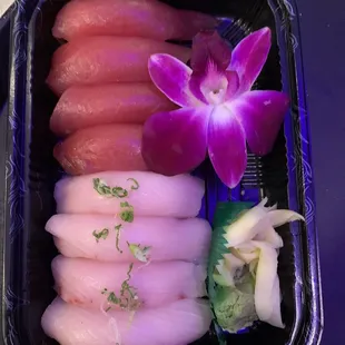 sashimi, sushi, sushi and sashimi, food