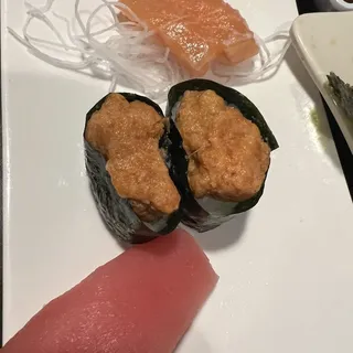 60. Spicy Tuna Nigiri