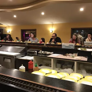 sushi and sashimi, interior