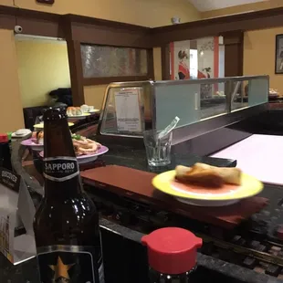 sushi and sashimi, interior