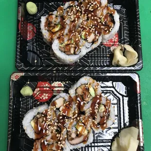 Yummy yummy chicken teriyaki rolls