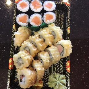 deep fried tuna roll tuna roll