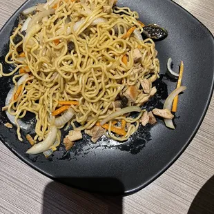 Chicken yakisoba