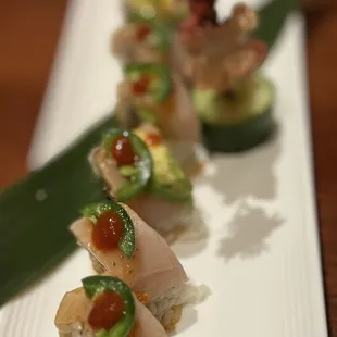 sushi, sushi and sashimi, sashimi, food