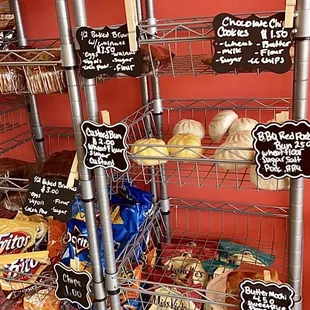 a variety of baked goods