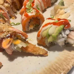 Cross section pink roll