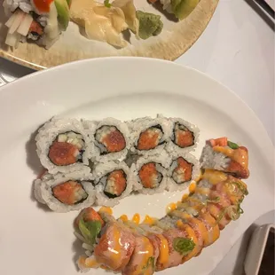 Spicy tuna with cuc  California Sunrise