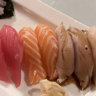a plate of sushi
