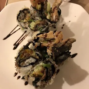 2 orders Salmon Skin Rolls