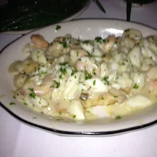 Fish Filet with crab meat and shrimp
