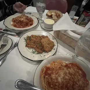 Veal Pane and Lasagna