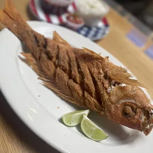 Whole snapper