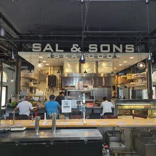 interior, sushi and sashimi