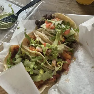 3 Pieces Tacos con Tortilla