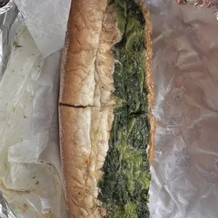 roast pork wit broccoli rabe and sharp provolone